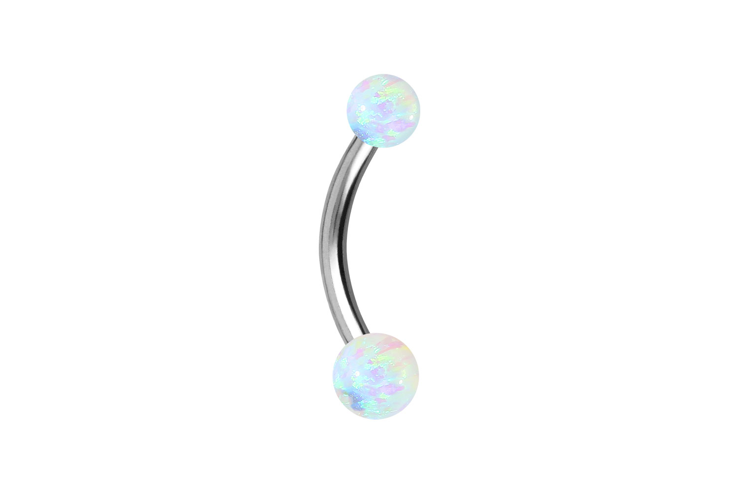 Titan Mini Bananabell Piercing SYNTHETISCHE OPALE